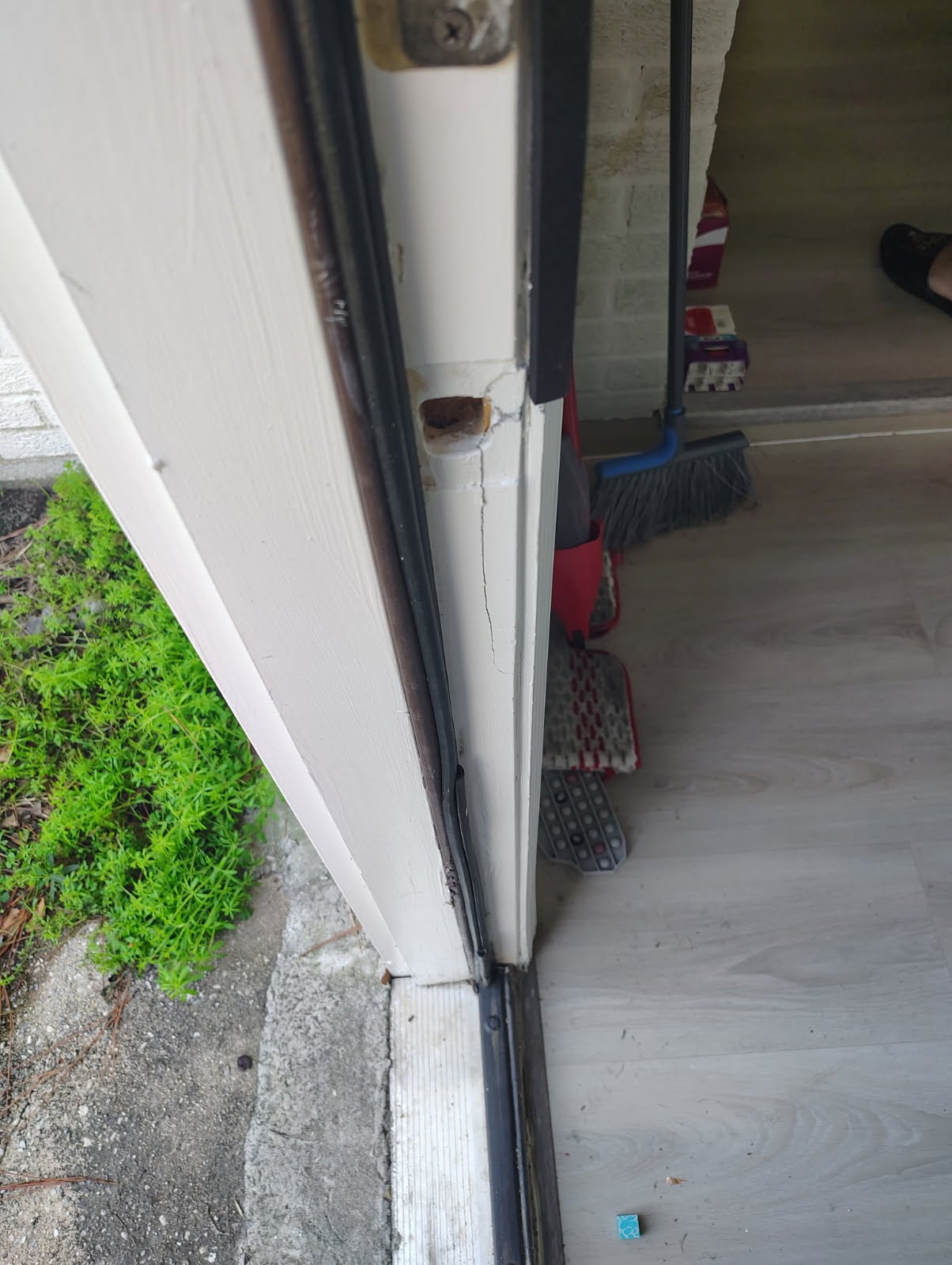 Commercial door frame and securement repair details